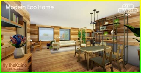 Modern Eco Home At Kalino Sims 4 Updates