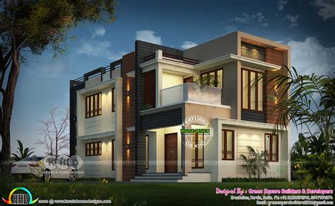 1934 Sq Ft 4 Bhk Modern Home Architecture Kerala Home Design Bloglovin