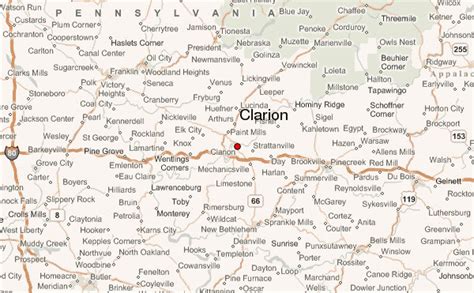 Clarion Pennsylvania Location Guide