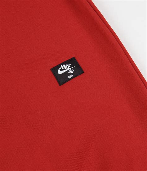 Nike Sb Orange Label Oski Hoodie University Red Sail Flatspot