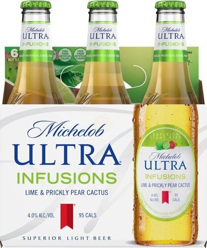 Anheuser Busch Michelob Ultra Infusions Lime And Prickly Pear Cactus