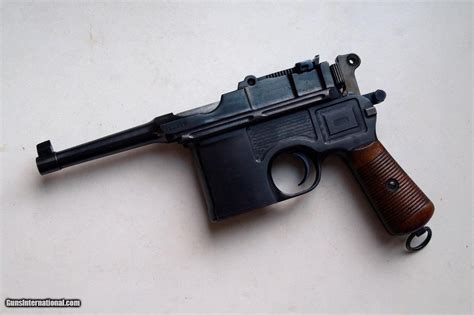 Mauser C96 Broomhandle Late Post War Bolo Pistol High Polish Finish