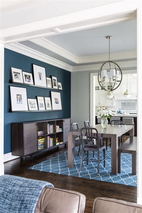 10 Blue Accent Wall With Gray Walls