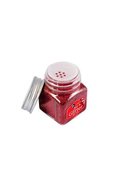 Ref 7647 Glitter Fine Red 40g Jar Jakar International Ltd