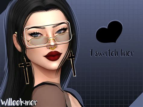 The Sims Resource Elise Smokey Liner Eyeliner Eyeshadow Winged