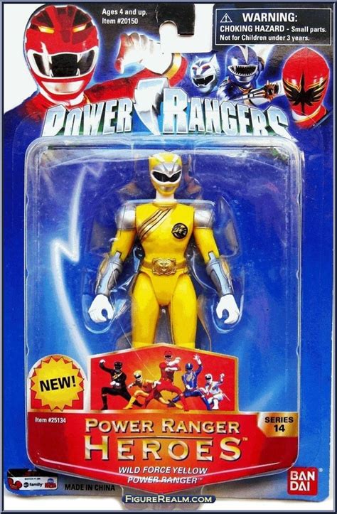 Wild Force Yellow Power Ranger Power Rangers Heroes Series 14