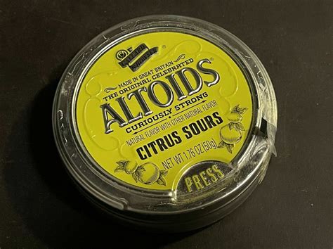 L👀k Altoids Sours 1 Sealed Tin Curiously Strong Citrus Very Rare