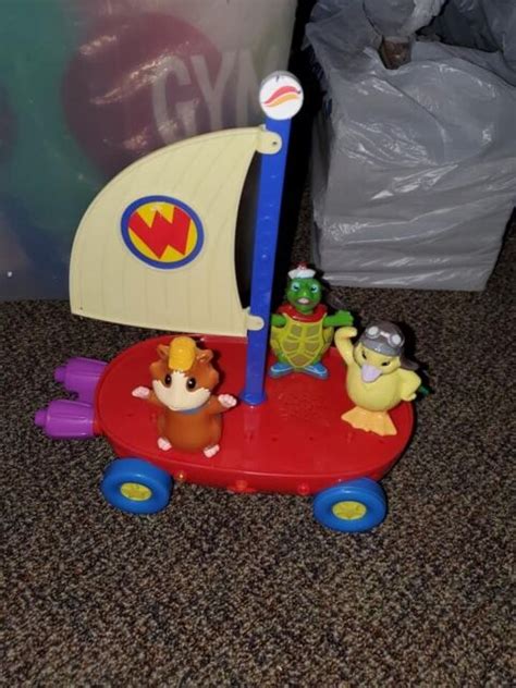 Rare Fisher Price Wonder Pets Flyboat Fly Boat W Figures Playset
