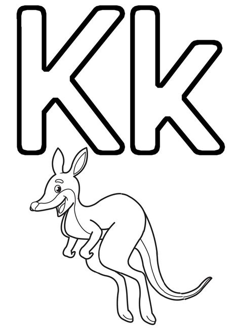 K Coloring Pages To Teach Kids Write Alphabet Better Coloring Pages