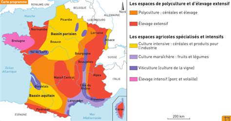 Expliquez quelles sont les dynamiques des espaces agricoles en France