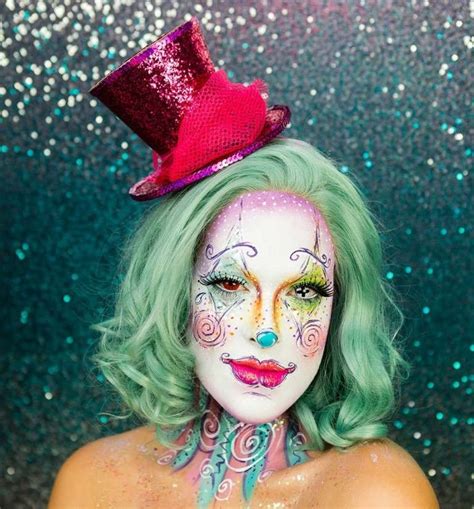 Funky Clown Makeup Ideas For Halloween