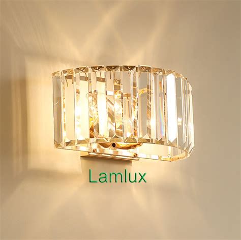 2021 New Design Modern Crystal Wall Sconce Lamps Wall Lighting Fixture