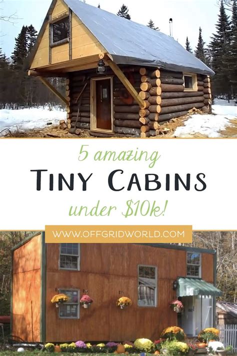 5 Amazing Tiny Houses And Log Cabins Under 10k Buy A Tiny House Tiny