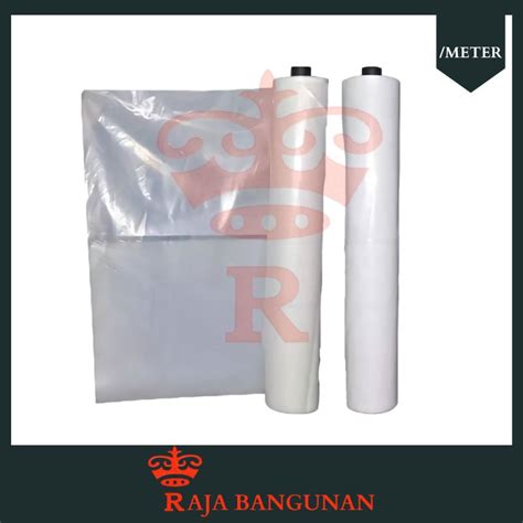 Jual Plastik Cor Bening Transparan Tebal Plastik PE Coran Tebal