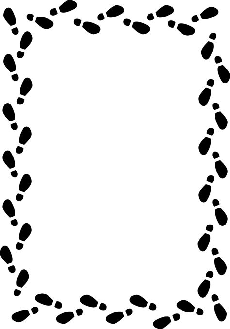 Free Footprint Border Cliparts Download Free Footprint Border Cliparts