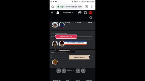 So we decided to guide the users about how they can get their private server in roblox. How to find small servers on mobile (roblox) - YouTube