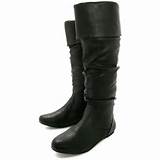 Photos of Flat Leather Boots