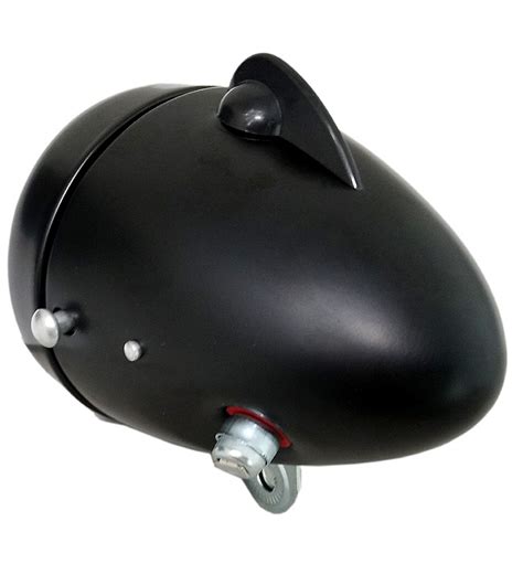 The problem with a simple generator is that when the rotor rotates it eventually turns completely around, reversing the current. 6V dynamo powered Metal Bicycle Lamp RETRO - front BLACK ...