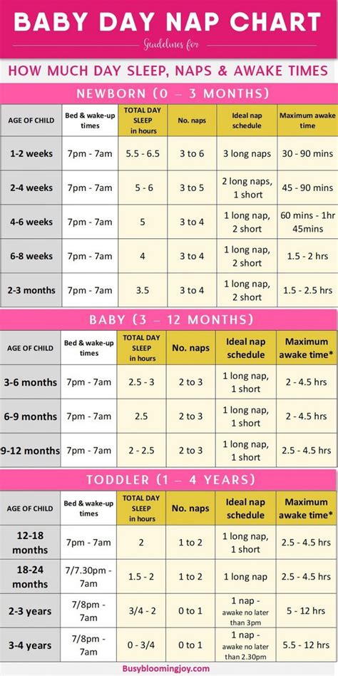 Baby Schedule Artofit