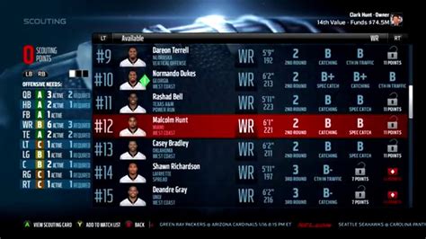 Submitted 3 hours ago * by i also have to give a shoutout to u/adrianmd who's draft guide from madden 20 is largely my inspiration to create i will note, deonte harris being a superstar due to his return skills makes him a steal at pick 12.23! Madden 16 | Using CFM Scouting Points Properly | CFM Draft - YouTube