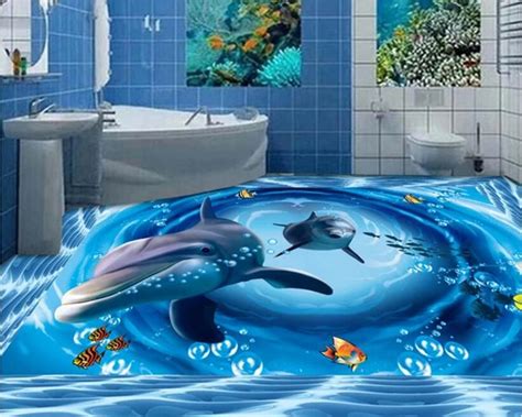 beibehang papel de parede cool three dimensional underwater fashion