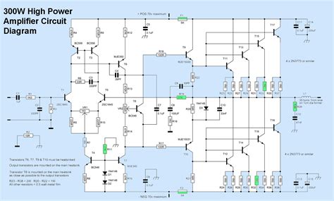 Power Amplifier Circuit Schematic