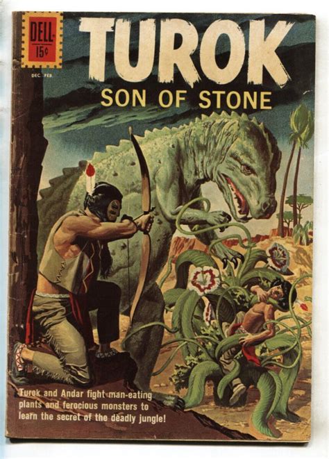 Turok SON Of Stone Dell Dinsosaur Cover And Stories Comic