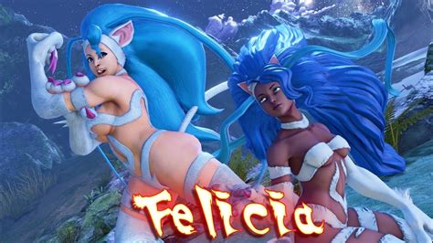 Street Fighter V Pc Ae Mods Felicia Mod Vs Official Youtube