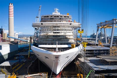 Fincantieri Floats Msc Seashore Largest Cruise Ship Built In Italy