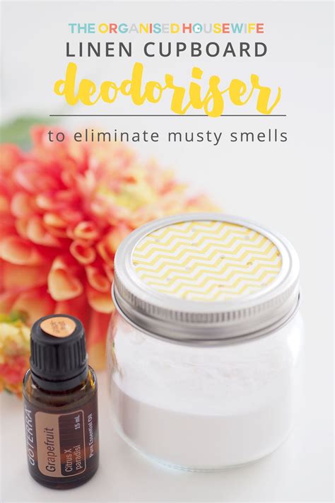 How to get rid of the musty smell in the wardrobe take everything out of the wardrobe. Linen Cupboard Deodoriser - The Organised Housewife ...