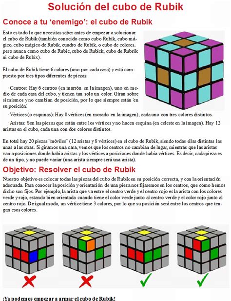 Solucion Cubo De Rubik Pdf Lasopatechnology