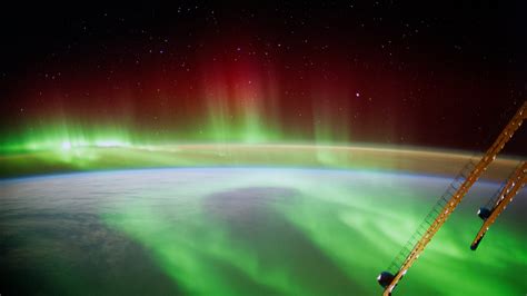 Aurora Borealis From Space Hd
