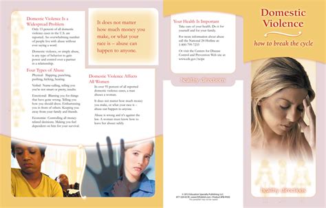 Domestic Abuse Pamphlet Prevention And Treatment Resources