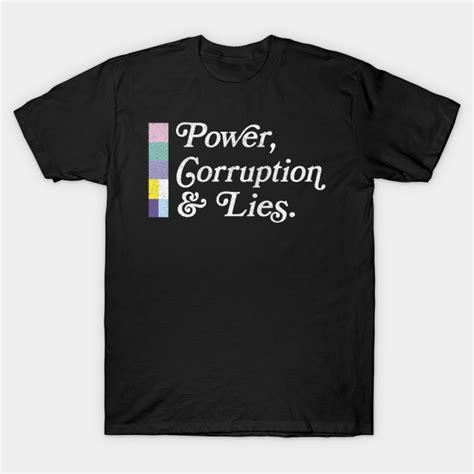 Power Corruption And Lies Original Retro Fan Art Design New Order