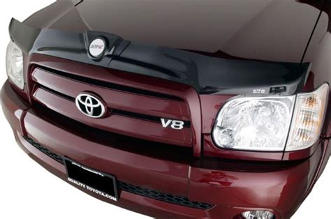 To me they just look out of place so i'd rather go with a clear bra. GT Styling 76298S: Toyota Tundra IKON Hood Protector 2005-2006