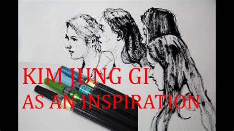 Inspired By Kim Jung Gi Drawing Practice Pentel Brush Pen Youtube