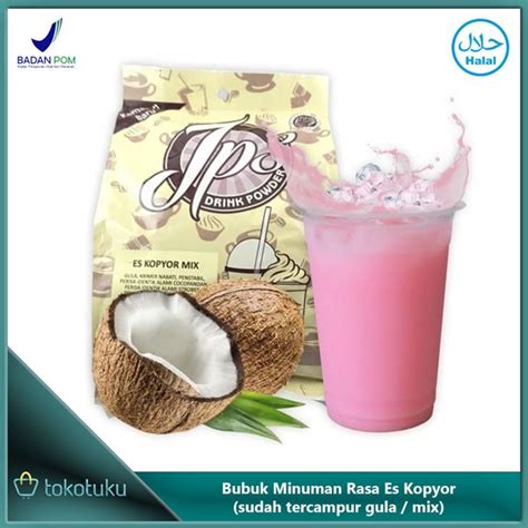 Jual Bubuk Minuman Rasa Es Kopyor Kelapa Mix Gula Jps Drink Powder 1