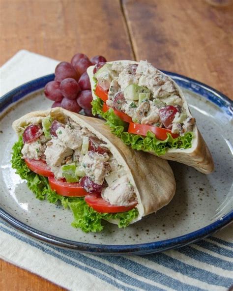 Turkey Waldorf Salad Pita Blue Jean Chef Meredith Laurence