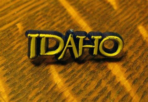 Idaho State Souvenir Lapel Pin Vintage Gem State Pacific Northwest Travel Pin Ebay In 2022