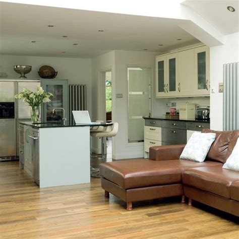 Club chairs with ottoman furnishings is the principle issues in any room as they embrace chairs, tables. Extension | Apartment living room design, Brown living ...