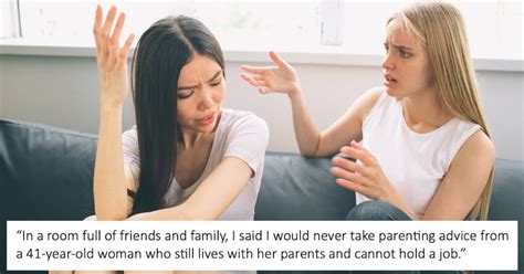 Woman Refuses To Take Parenting Advice From Sil Because She Doesn T