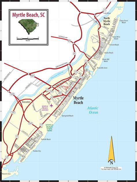 Map Showing Myrtle Beach Boardwalk My Xxx Hot Girl