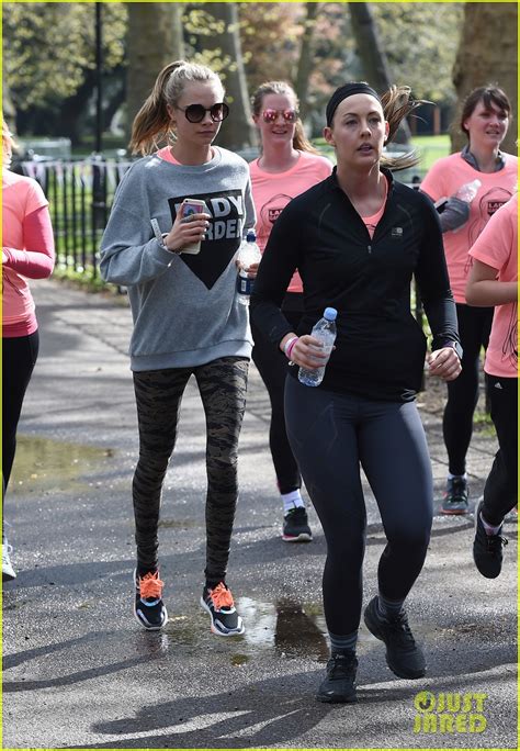 Cara Delevingne Joins Lady Garden Fun Run In Support Of Gynaecological Cancer Fund Photo