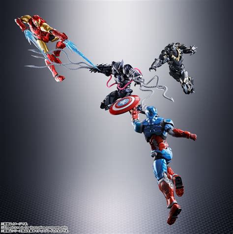 Shfiguarts Venom Symbiote Wolverine Tech On Avengers