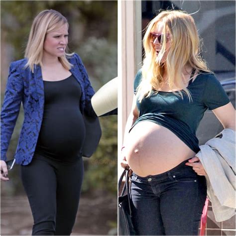 Kristen Bells Pregnant Belly About To Burst Rpregcelebs