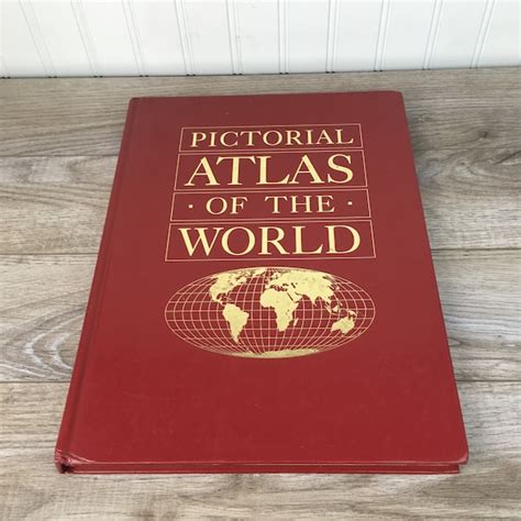 Atlas Of The World Book Etsy