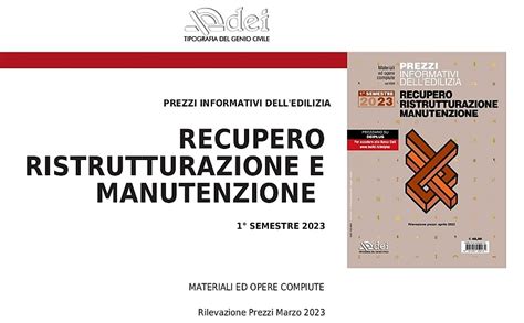 Prezzario Dei Recupero Ristrutturazione E Manutenzione Build News