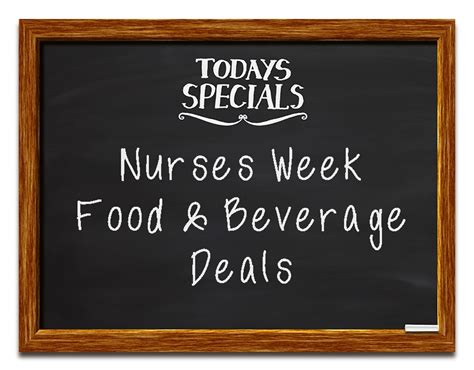 The holiday ends on may 12 in honor of florence to celebrate health care professionals this week, many restaurants and retailers are offering deals. Nurses Week Specials