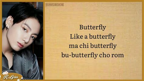 Bts 방탄소년단 Butterfly Easy Lyrics Youtube