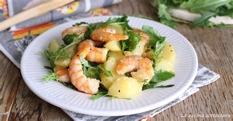 La cupola sottosopra è un'esclusiva residenza nel cuore di roma, situata proprio di fronte all'ingresso della città. Insalata di gamberi patate e rucola - La cucina sottosopra